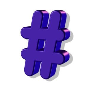 hashtag purple